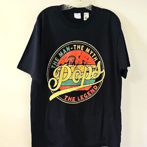 Black Graphic‎ Tee - The Man, The Myth, The Legend